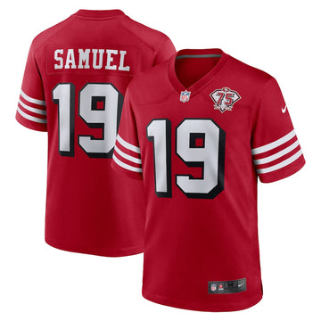 Deebo Samuel San Francisco 49ers scarlet Game jersey