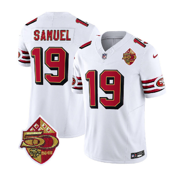 Deebo Samuel San Francisco 49ers white FUSE jersey