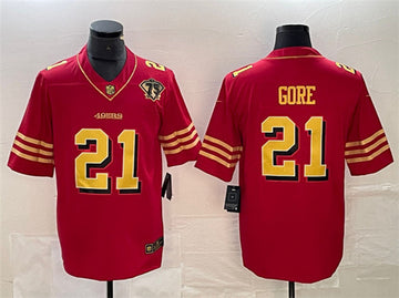 Frank Gore San Francisco 49ers red jersey