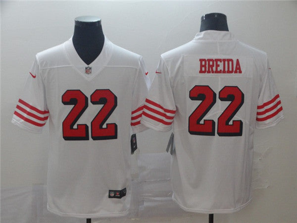 Matt Breida San Francisco 49ers white Color Rush jersey