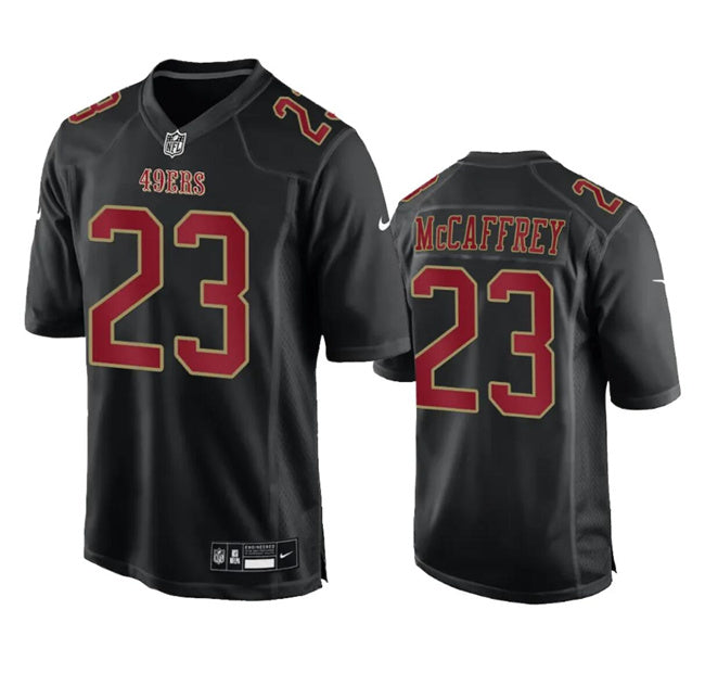 Christian McCaffrey San Francisco 49ers black Game jersey
