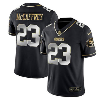 Christian McCaffrey San Francisco 49ers black jersey