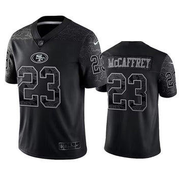 Christian McCaffrey San Francisco 49ers black jersey