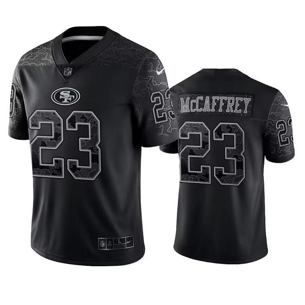 Christian McCaffrey San Francisco 49ers black jersey