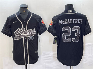 Christian McCaffrey San Francisco 49ers black jersey