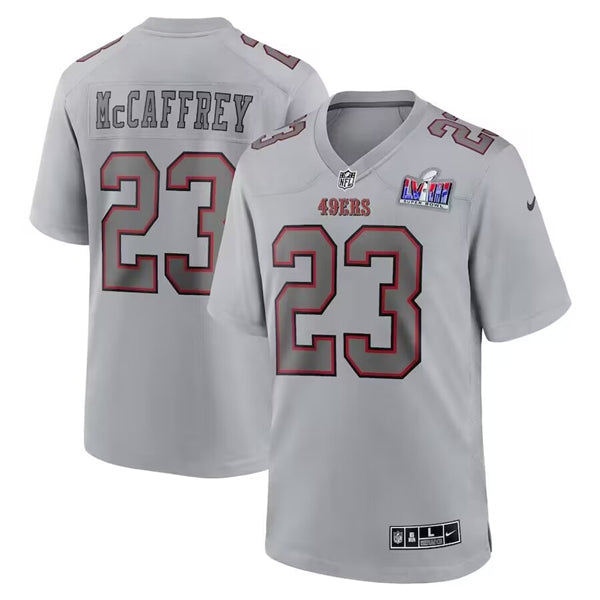 Christian McCaffrey San Francisco 49ers gray Game jersey