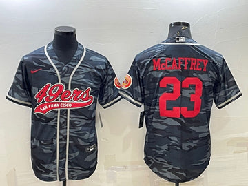 Christian McCaffrey San Francisco 49ers gray Camo jersey