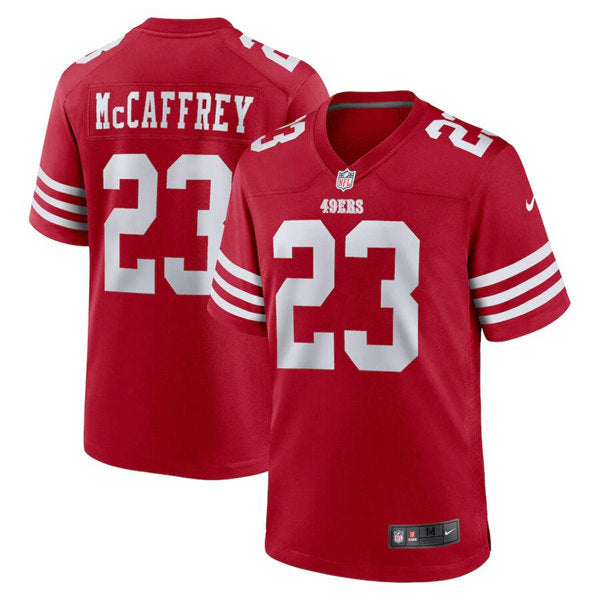 Christian McCaffrey San Francisco 49ers red Game jersey