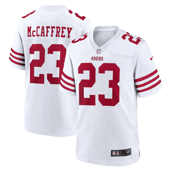 Christian McCaffrey San Francisco 49ers white Game jersey