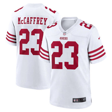 Christian McCaffrey San Francisco 49ers white Game jersey