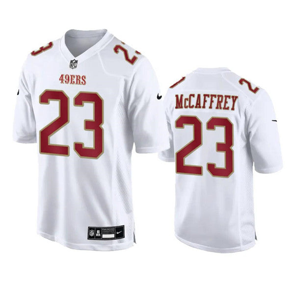 Christian McCaffrey San Francisco 49ers white Game jersey