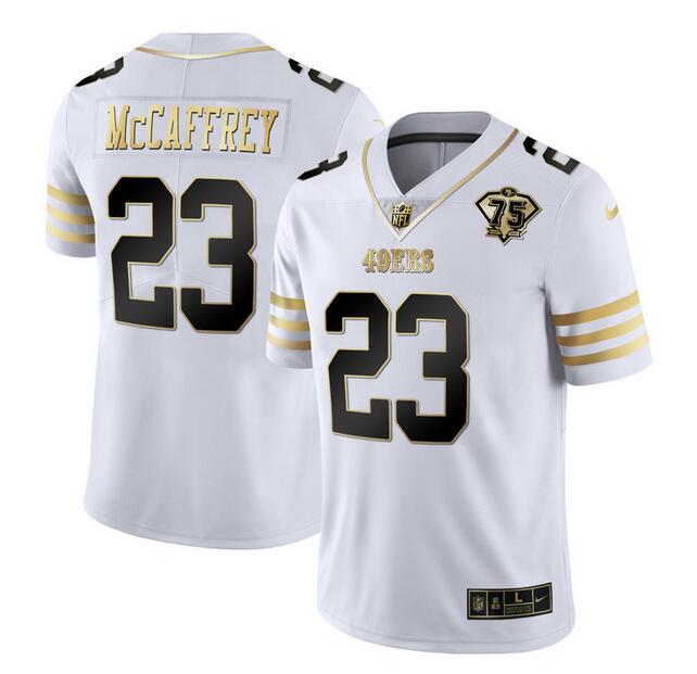 Christian McCaffrey San Francisco 49ers white jersey