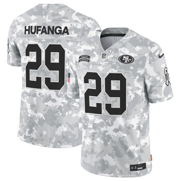 Talanoa Hufanga San Francisco 49ers camo Salute To Service jersey