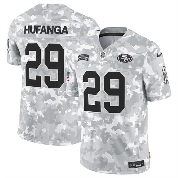 Talanoa Hufanga San Francisco 49ers camo Salute To Service jersey
