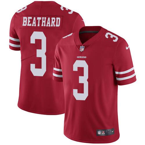 CJ Beathard San Francisco 49ers red jersey