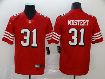 Raheem Mostert New San Francisco 49ers red jersey