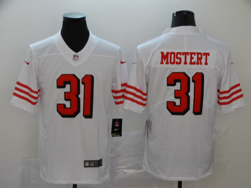 Raheem Mostert New San Francisco 49ers white jersey