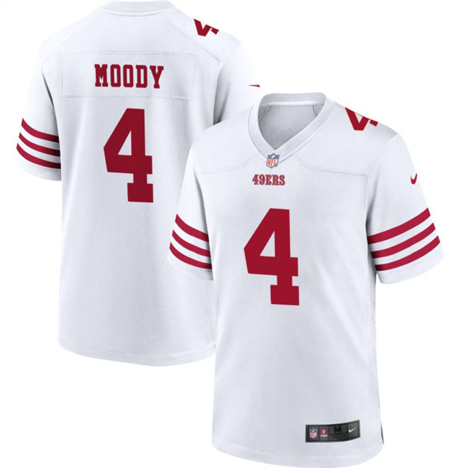 Jake Moody San Francisco 49ers white Game jersey