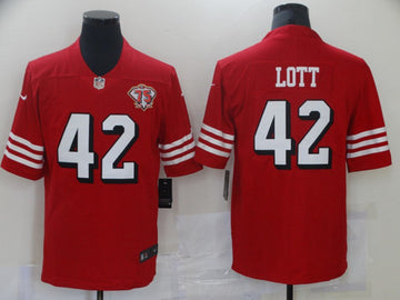 Ronnie Lott San Francisco 49ers scarlet Alternate jersey