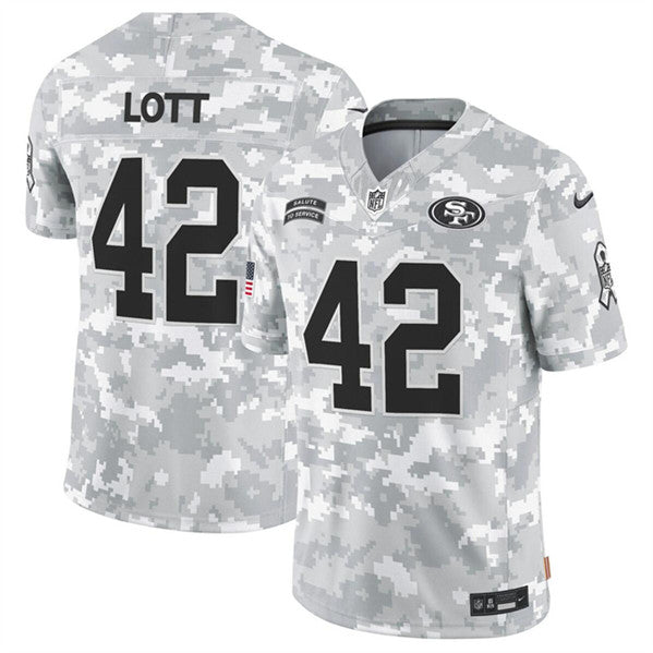 Ronnie Lott San Francisco 49ers camo Salute To Service jersey