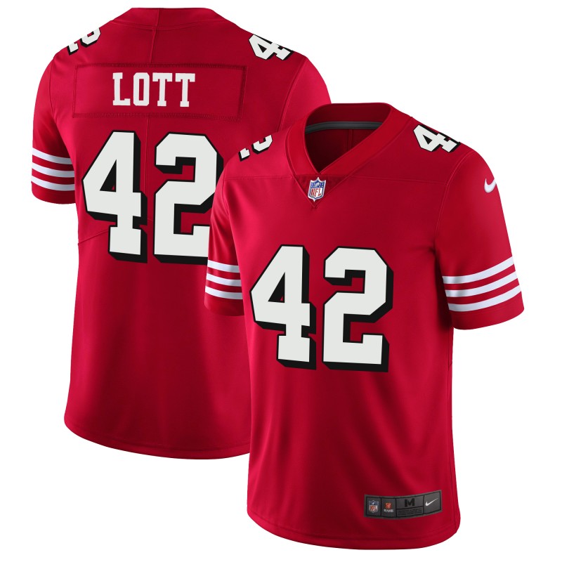 Ronnie Lott San Francisco 49ers red jersey