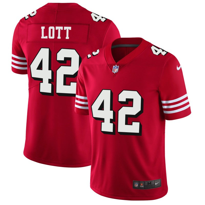 Ronnie Lott San Francisco 49ers red jersey