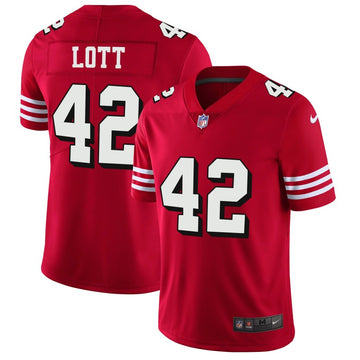 Ronnie Lott San Francisco 49ers red jersey