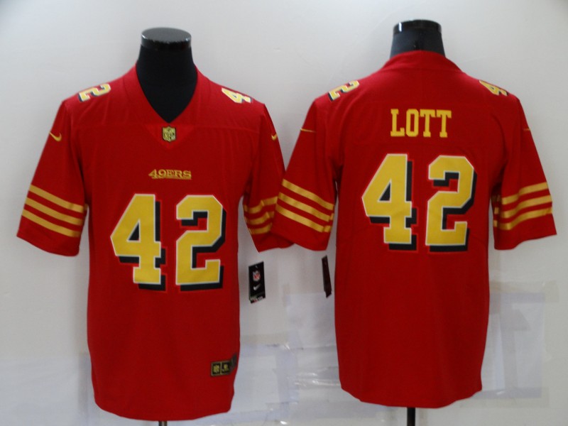 Ronnie Lott San Francisco 49ers red jersey