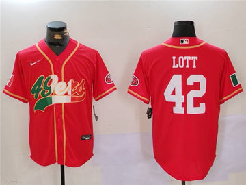 Ronnie Lott San Francisco 49ers red jersey