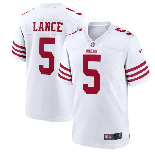 Trey Lance San Francisco 49ers white Game jersey