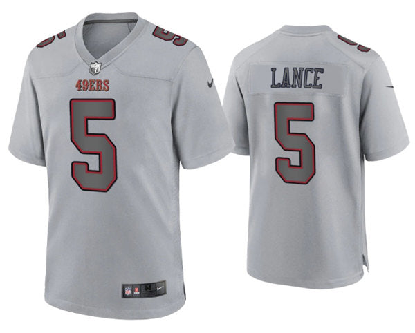Trey Lance San Francisco 49ers gray Game jersey