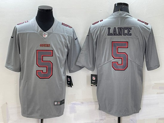 Trey Lance San Francisco 49ers gray Fashion jersey
