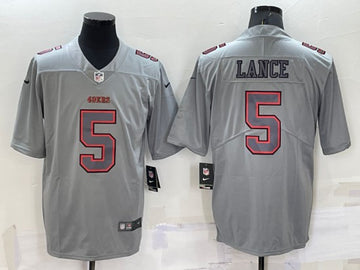 Trey Lance San Francisco 49ers gray Fashion jersey
