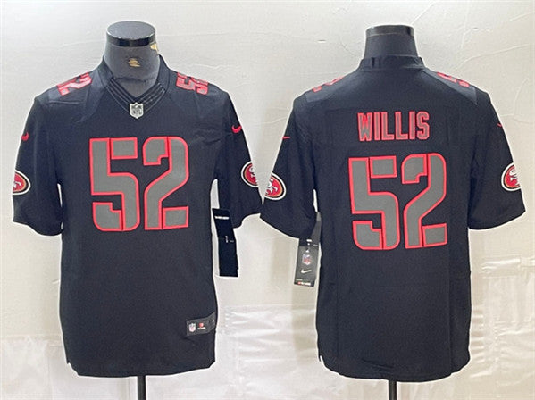 Patrick Willis San Francisco 49ers black jersey