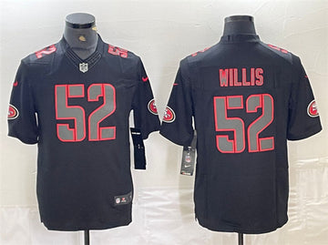 Patrick Willis San Francisco 49ers black jersey