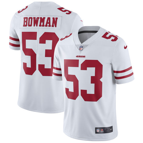 NaVorro Bowman San Francisco 49ers white jersey