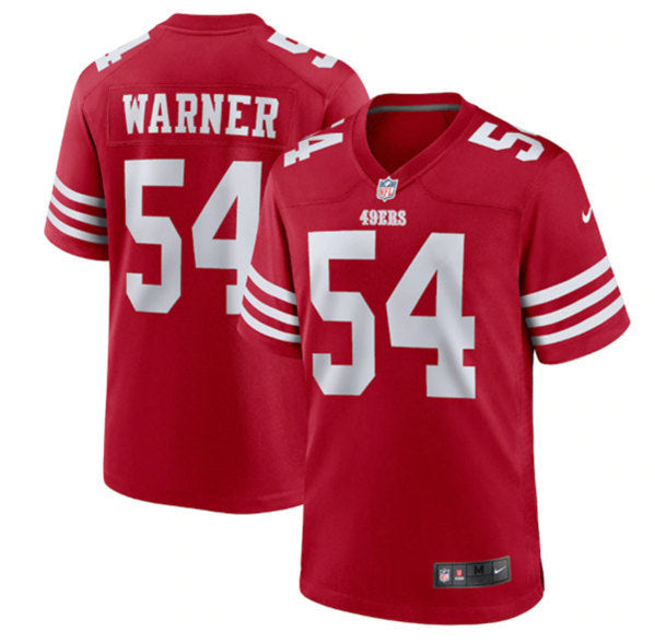 Fred Warner San Francisco 49ers scarlet Game jersey