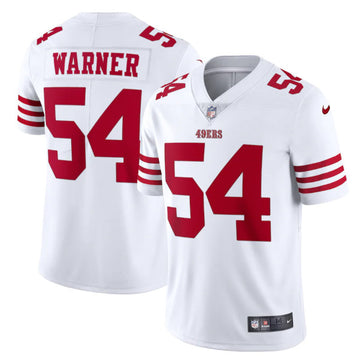 Fred Warner San Francisco 49ers white jersey