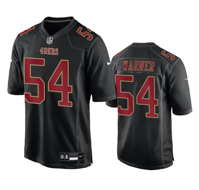 Fred Warner San Francisco 49ers black Game jersey