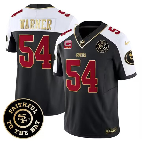 Fred Warner San Francisco 49ers white FUSE jersey