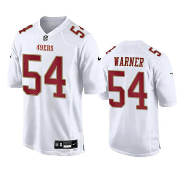 Fred Warner San Francisco 49ers white Game jersey
