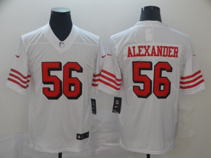 Kwon Alexander San Francisco 49ers white jersey