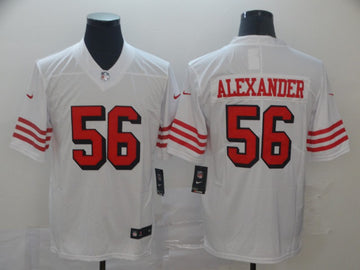 Kwon Alexander San Francisco 49ers white jersey