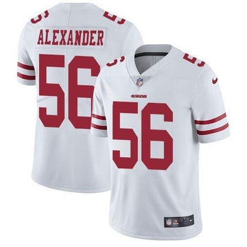 Kwon Alexander San Francisco 49ers white jersey
