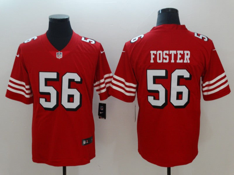 Reuben Foster San Francisco 49ers red jersey