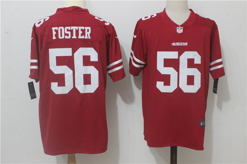 Reuben Foster San Francisco 49ers red jersey