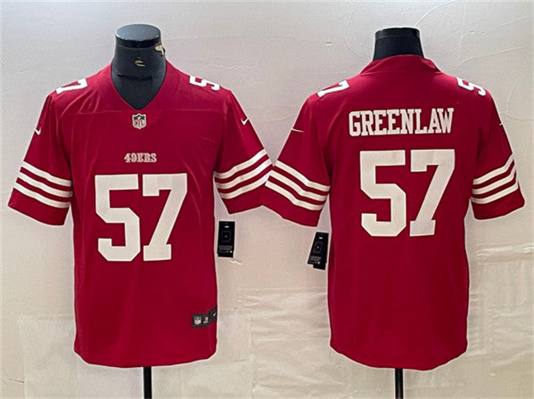 Dre Greenlaw San Francisco 49ers red jersey