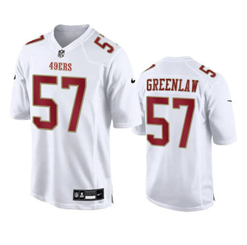 Dre Greenlaw San Francisco 49ers white Game jersey