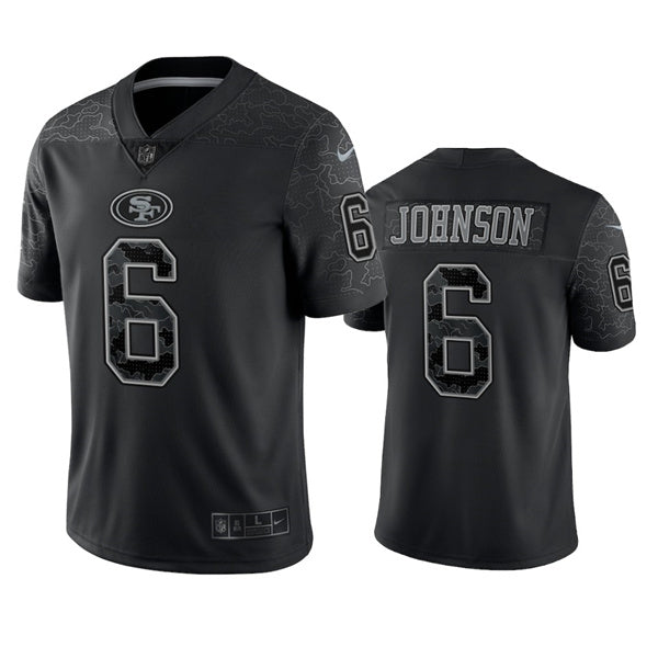 Marcus Johnson San Francisco 49ers black jersey
