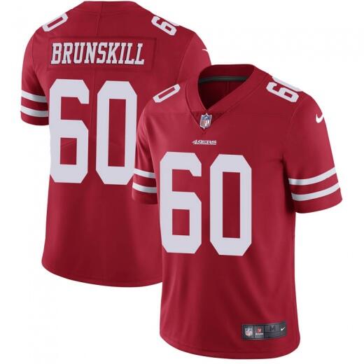 Daniel Brunskill San Francisco 49ers red jersey